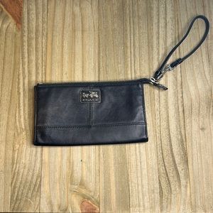 Coach Wristlet Wallet - Black